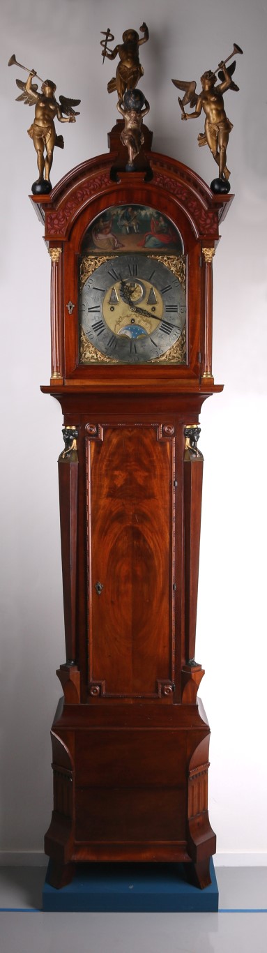 Staand horloge met speelwerk, door Douwe Jelles Tasma, te Grou ca. 1810 -